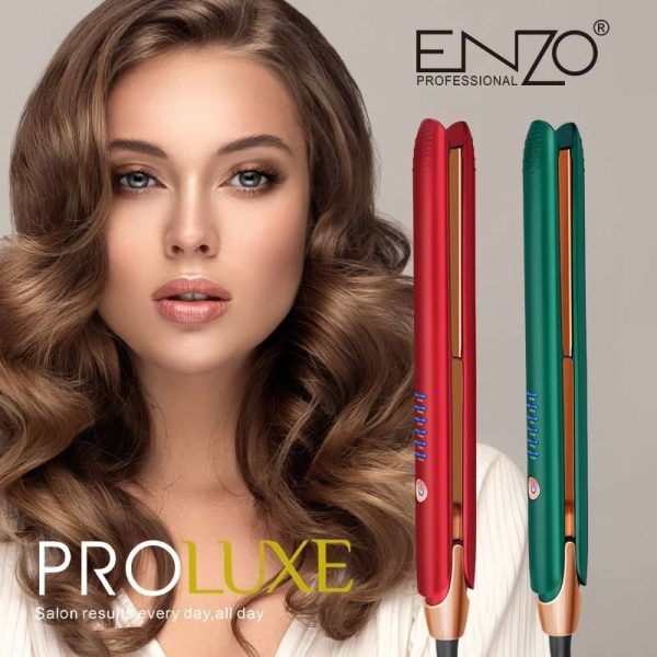 ENZO Professional Proluxe Hair Straightener Ceramic Flat Iron