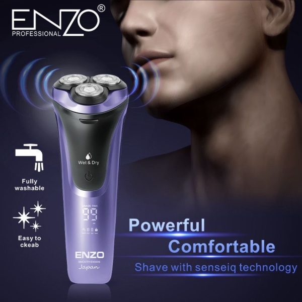 ENZO PROFESSIONAL SMOOTH ON SKIN WET&DRY SHAVER